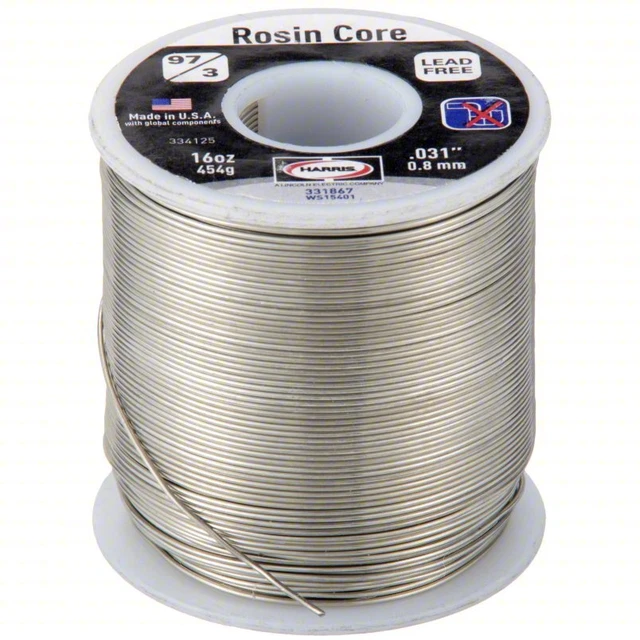 Harris 331867 Solder Wire, Rosin Core