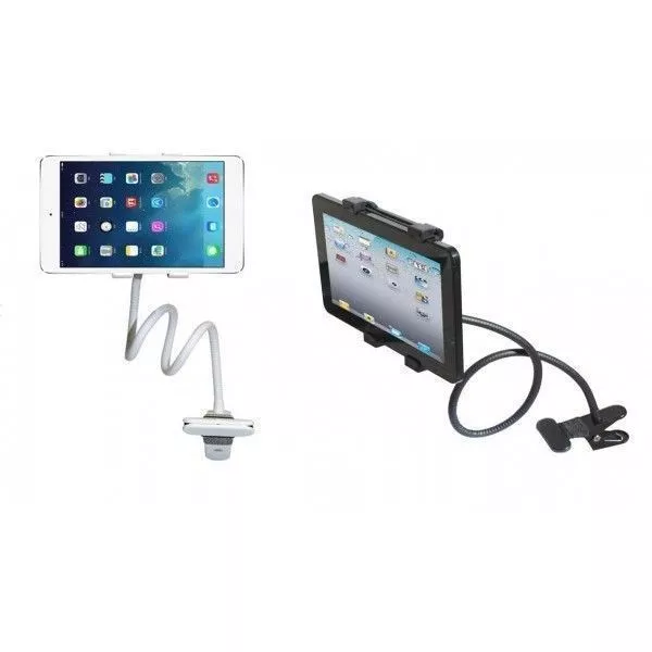 Soporte Universal Flexible Para Tablet Con Pinza En Mesa Cama