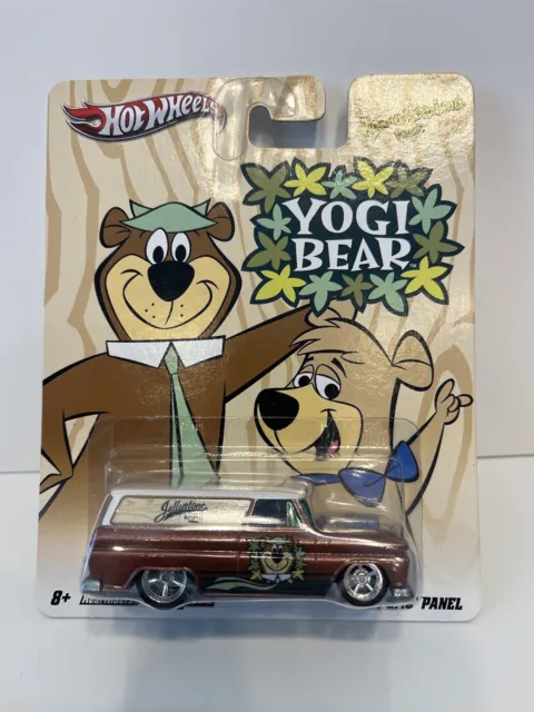 Hot Wheels 2011 Hanna Barbera Yogi Bear '64 GMC Panel Real Riders FREE SHIPPING