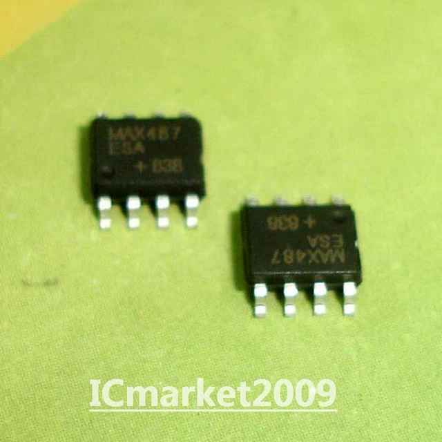 50 PCS MAX487ESA SOP-8 MAX487 Slew-Rate-Limited RS-485/RS-422 ...