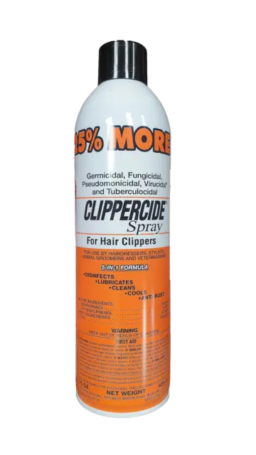 Clippercide Spray For Hair Clippers 5 In 1 Formula 15Oz + 25% Extra Free