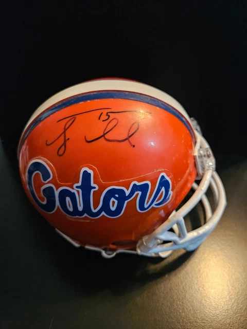 Rudy Ruettiger Signed Notre Dame Fighting Irish Speed Mini Helmet Inscribed  Never Quit (Beckett & Prova)