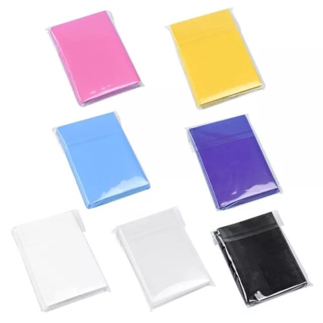 50Pcs Card Protective Sleeve Card Protectors Transparent Cards Collection Holder