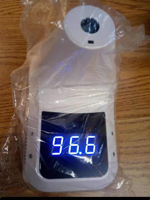 NonContact Infrared Thermometer K3 Wall Mounted Thermometer Digital Blue Display