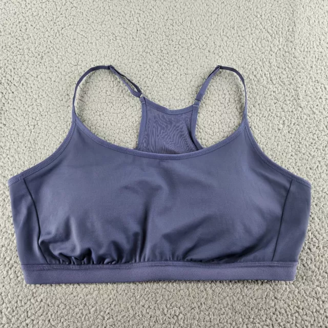DULUTH TRADING COMPANY Sports Bra Womens XL Purple Adjustable Med Impact  Yoga £18.95 - PicClick UK
