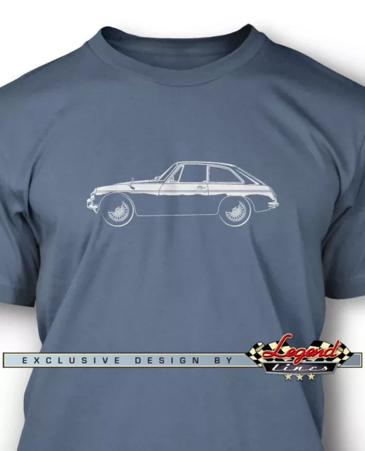 MG MGB GT Coupe T-Shirt for Men - Multiple Colors & Sizes - British Classic Car