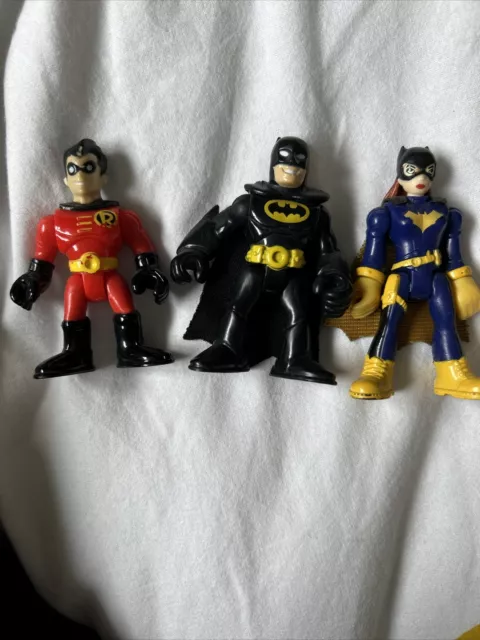 imaginext Batman Robin Batgirl Penguin Catwoman Joker Riddler Ivy Bane Harley + 3