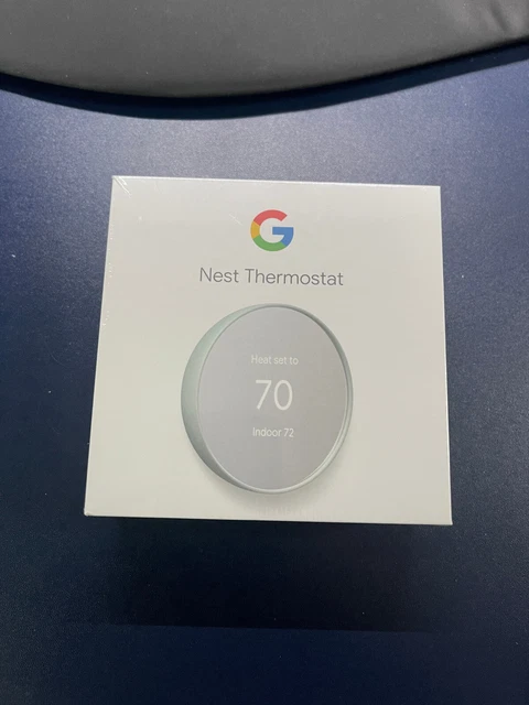 NIB New Google Nest G4CVZ App Control Programmable Wi-Fi Thermostat - Fog Gray