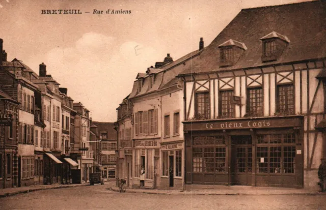 CPA 60 - BRETEUIL (Oise) - Rue d'Amiens