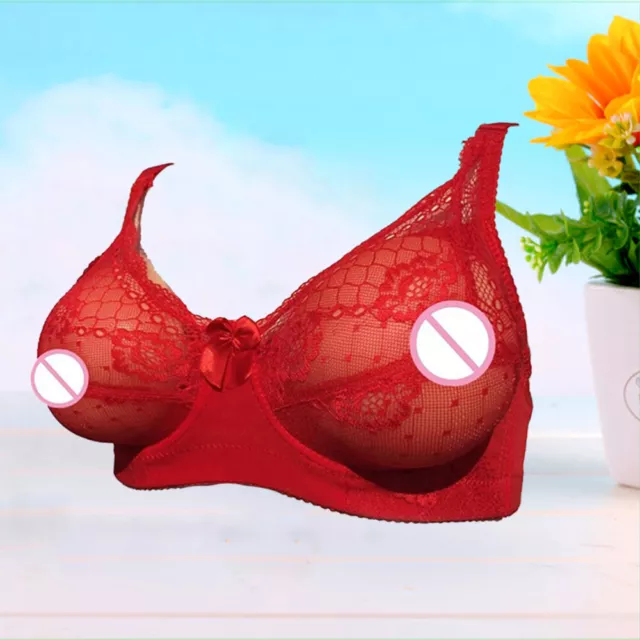 Lace Special Bra Pocket Bra for Crossdressers Transvestites Silicone Breastforms