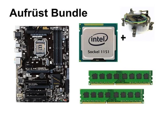 Combos de CPU y placas base, Componentes/piezas ordenador