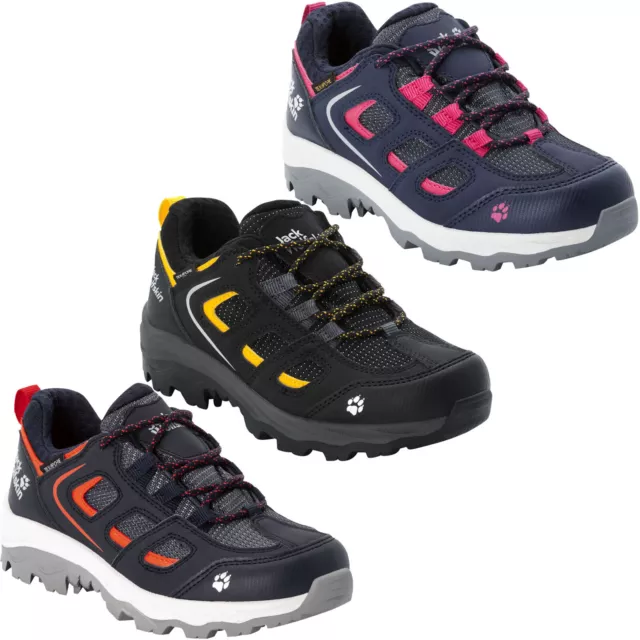 Jack Wolfskin Kids Vojo Waterproof Outdoor Walking Hiking Trainers Shoes