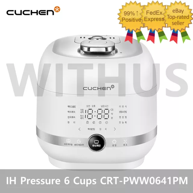 CUCHEN CJS-FD0604RV Pressure Rice Cooker 6-CUP – WellBeing More