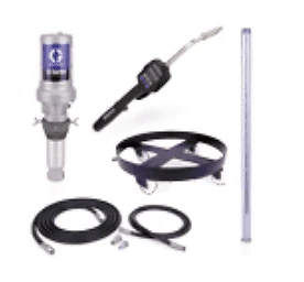 GRACO 25C556 - LD Series 5:1 Mobile 55 Gallon Oil Pump Package - Preset Meter,