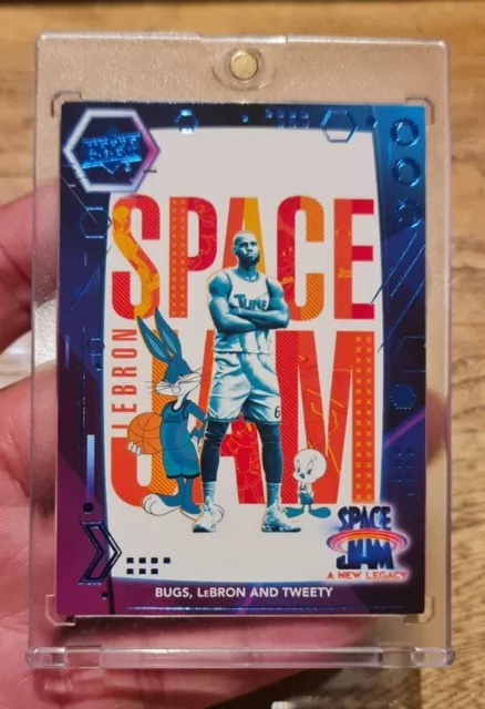 2021 Space Jam A New Legacy Trading Card #50 Bugs, LeBron and Tweety
