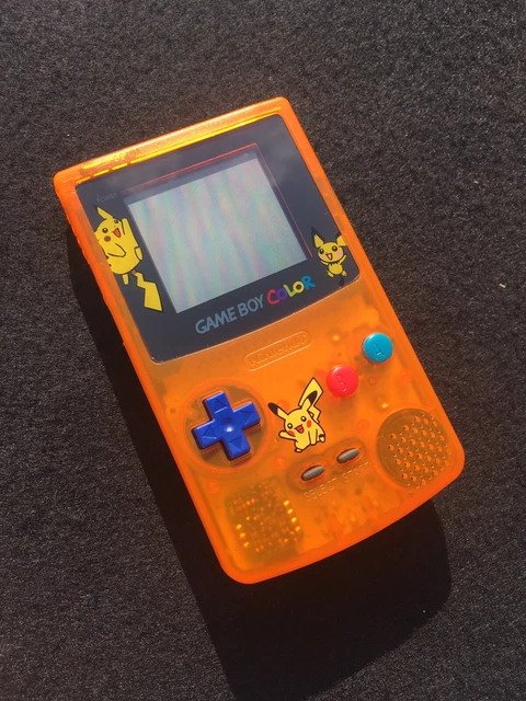 Gameboy Color Naranja Edición Pokemon Pikachu - Estado Como Nueva Nunca Usada