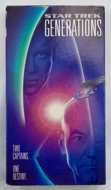 STAR TREK GENERATIONS : Two Captains, One Destiny (VHS 1995) William ...