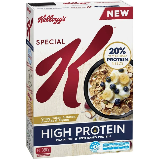 KELLOGGS SPECIAL K High Protein Breakfast Cereal 380g £9.19 PicClick UK