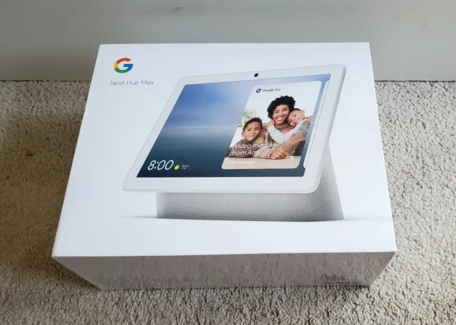Brand New Google Nest Hub Max - Smart display- CD 10-inch - 2.1-channel - chalk