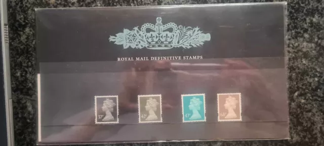 GB 2002 ROYAL MAIL DEFINITIVE STAMPS PRESENTATION PACK #58 (37p-68p)