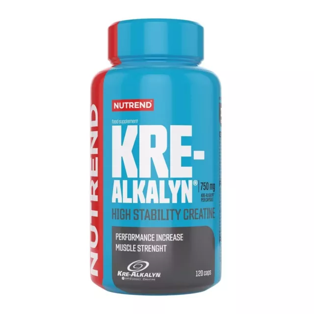 Nutrend - Kre-Alkalyn - 120 caps - Kreatin Creatin Alkalyn Monohydrat Malat BCAA