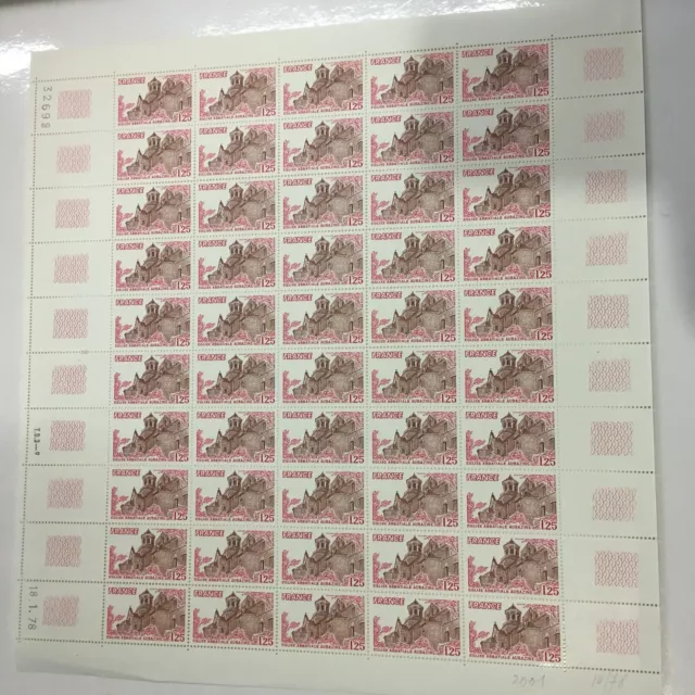 Timbres/stamp France Feuille complète Sheet du N° 2001 x 50 Neuf ** Luxe MNH