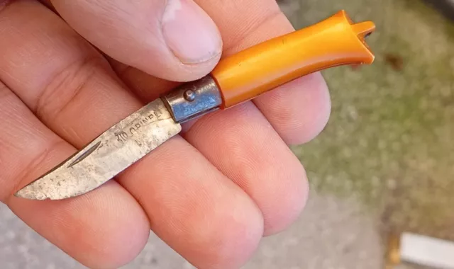 Ansienne OPINEL  1 Premier Modele Depose Couteau Pliable 41mm Extrêmement RARE