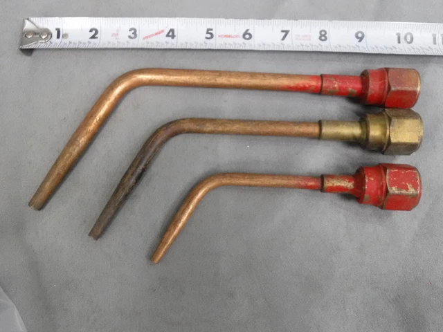 LOT 3X - Victor Oxy Acetylene Welding Brazing Tips 5-W 3-W 1-W
