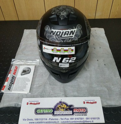 CASCO NOLAN  N62 MYSTIC NERO OPACO COLORE 23  "XXL" 