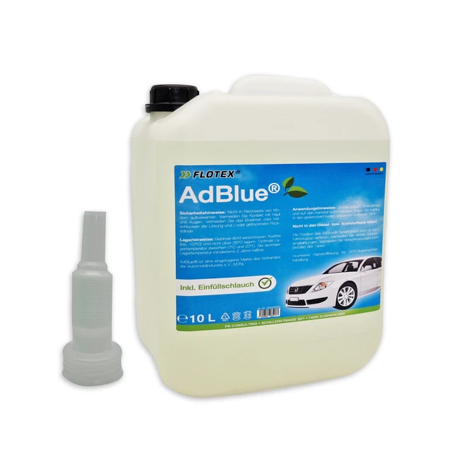 AdBlue Höfer Chemie 10L Avec Bec Verseur - Solution Urée Pour Diesel BMW, VW, Audi - Réduction NOx