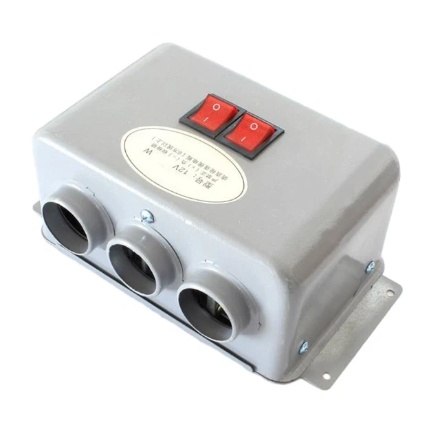 Mini Termoventilatore PTC 12V 100W – Riscaldatore A Risparmio Energetico Con Regolazione Automatica – 6x6x4,2 Cm - 3