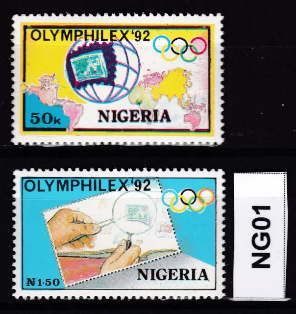 Nigeria 1992 Olymphilex '92 / Olympic Games, set MNH (NG01)