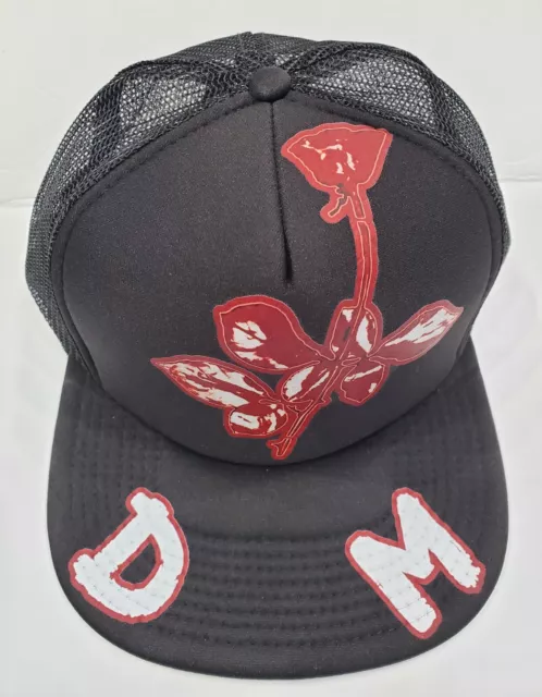 Años 80 90 Flashbacks DM Rojo Blanco Rosa Camionero Snapback Ajustable 5 Panel