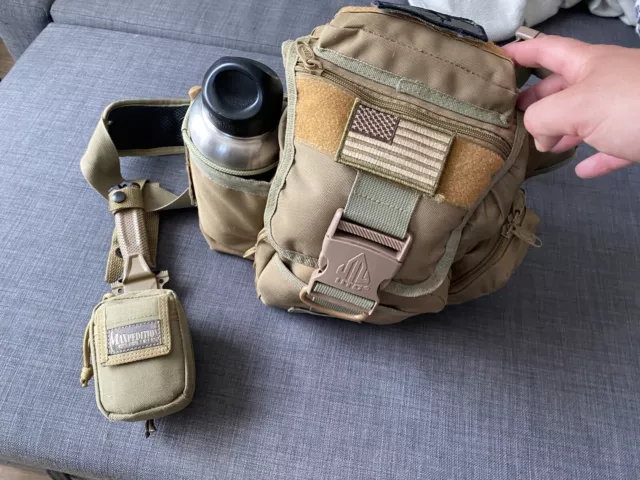 UTG Survival Messenger Bag Preparedness SHTF Bushcraft 48 Hr+ Medical Car Kit