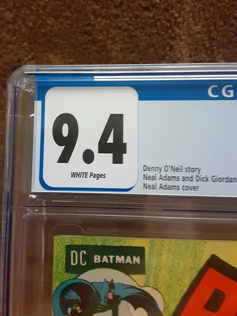 BATMAN 232 CGC graded 9.4 WHITE PAGES BEAUTY COPY 1st RA's al Ghul NEAL ADAMS 3