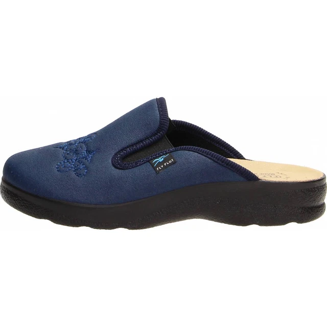 Fly Flot Ciabatta Uomo In Ecopelle Nera Con Fibbie Regolabili – Leggera, Fondo Gomma E Plantare Anatomico – Made In Italy - 4