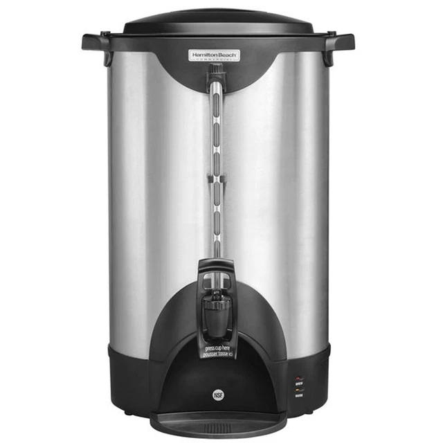 Hamilton Beach HCU100S - Coffee Urn, 100 Cup Capacity, Double Wall Insulation