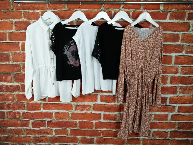 Girls Bundle Age 9-10 Years Zara R Island Etc Dress Tee Short Sleeve White 140Cm