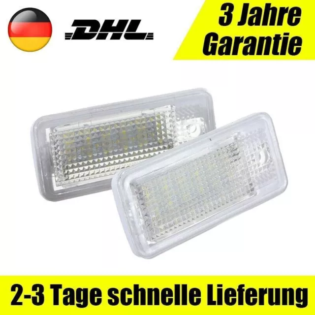 Led Kennzeichenbeleuchtung für Audi A3 8P Sportback | 3 türer | Cabrio, A6 C6 4F