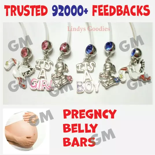 Flexible Belly Bar Rings Pregnancy Navel Button Barbells Body Piercing Jewellery