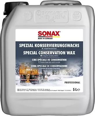 SONAX 04855050 SpezialKonservierungsWachs 5 l PE-Kanister