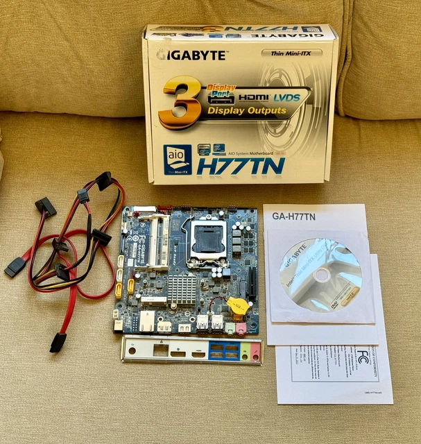 Intel DH77DF X2 DDR3 RAM Socket 1155 Mini-ITX + Intel I5-3350p + 8Go DDR3