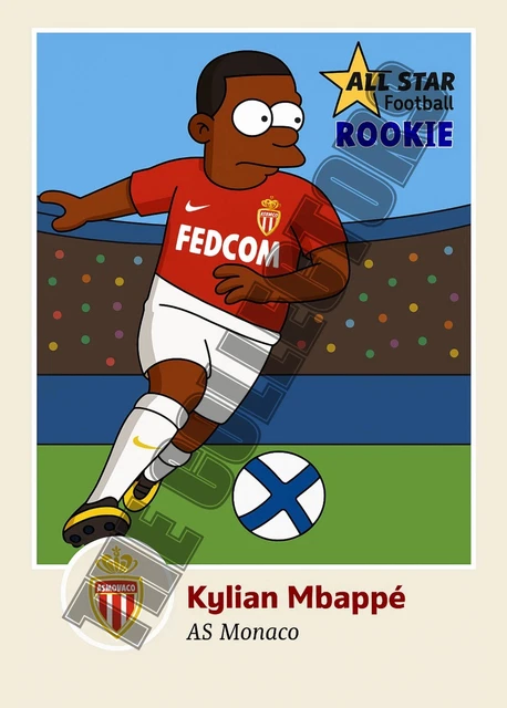 Panini Rookie Kylian Mbappé Adrenalyn 2017/2018 #190 France PSG Real