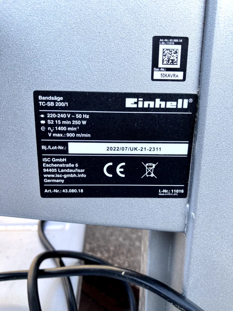 Draper 25767 Skip Band Saw Blade - 1785mm X 3/8 Inch Blue Blade