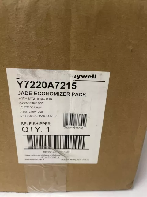 Jade Economizer Kit 2x Sensors 1x Actuator M7215A1008 and 1x Controller W7220A