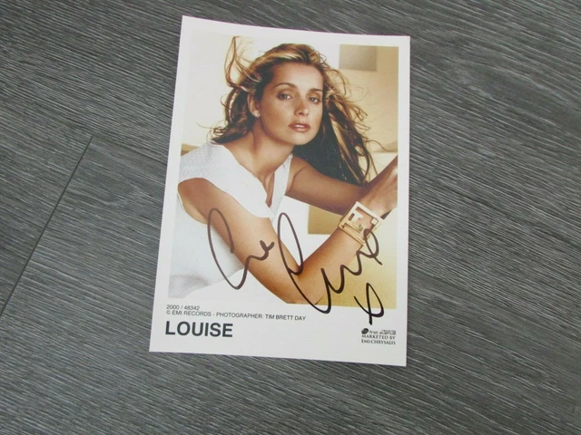 Louise Redknapp Eternal Singer & Strictly Original Hand Signed Promotional Card
