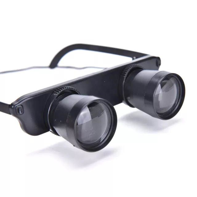 3x28 Magnifier Glasses Style Outdoor Fishing Optics Binoculars Telescope、F^ob