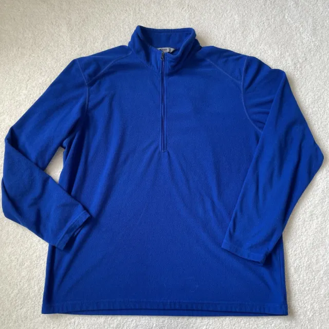 Gander Mountain Jacket Mens Size XL Royal Blue Guide Series Fleece Pullover