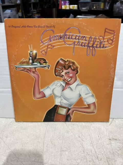 American Graffiti 41 Hits From The Sound Track 1973 MCA2-8001 Vinyl Record