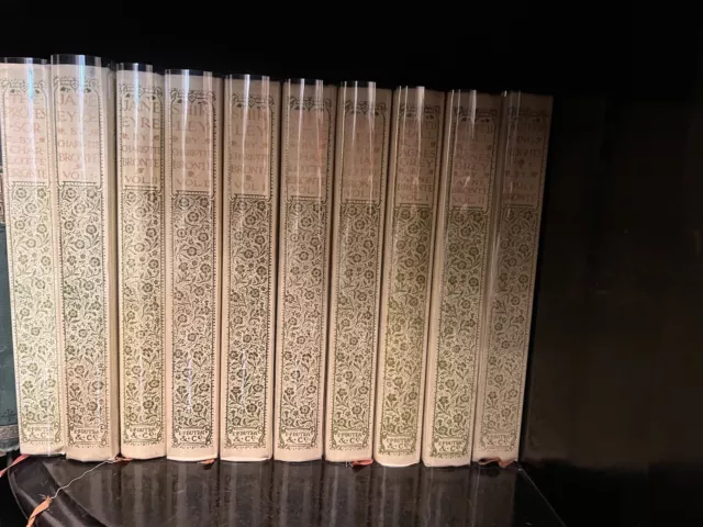 First Edition 10 Volume Set of Bronte Sisters Novels Illustrated by Edmund Dulac